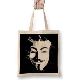 Baskı Dükkanı V For Vendetta Expectus Bez Çanta