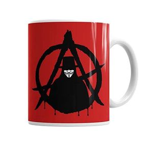 Baskı Dükkanı V For Vendetta Porselen Kupa