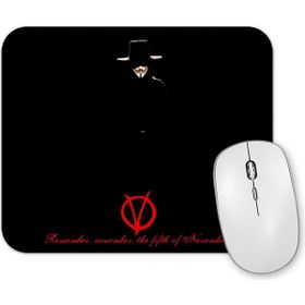 Baskı Dükkanı V For Vendetta Remember Mouse Pad