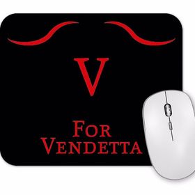 Baskı Dükkanı V For Vendetta Silüet Mouse Pad