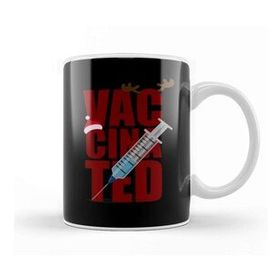 Baskı Dükkanı Vaccinated Christmas Kupa Bardak