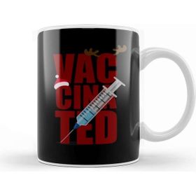Baskı Dükkanı Vaccinated Christmas Kupa Bardak