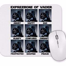 Baskı Dükkanı Vader Expressions Mouse Pad