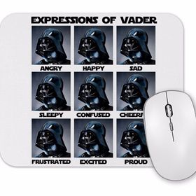 Baskı Dükkanı Vader Expressions Mouse Pad