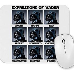 Baskı Dükkanı Vader Expressions Mouse Pad