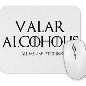 Baskı Dükkanı Valar Alcoholis Mouse Pad