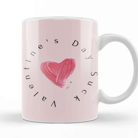 Baskı Dükkanı Valentine's Day Suck Kupa Bardak