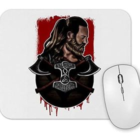 Baskı Dükkanı Valhalla Mouse Pad
