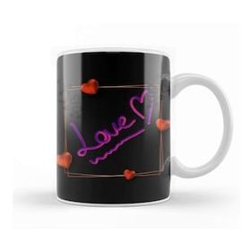 Baskı Dükkanı Valntines Day Love Kupa Bardak