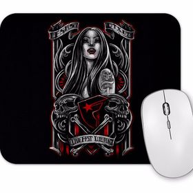 Baskı Dükkanı Vampira Vampir Mouse Pad