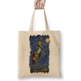 Baskı Dükkanı Van Gogh Never Saw Bez Çanta
