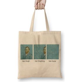 Baskı Dükkanı Van Gogh Van Goghing Bez Çanta