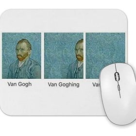 Baskı Dükkanı Van Gogh Van Goghing Mouse Pad
