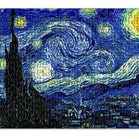 Baskı Dükkanı Van Gogh Yıldızlı Gece 240 Parça Puzzle