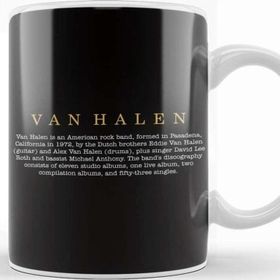 Baskı Dükkanı Van Halen Logo 01 Kupa Bardak