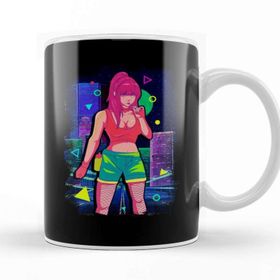 Baskı Dükkanı Vaporwave Porselen Kupa