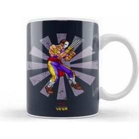 Baskı Dükkanı Vega Retro Japanese Street Fighter Kupa Bardak