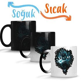 Baskı Dükkanı Vegeta 03 Sihirli Porselen Kupa