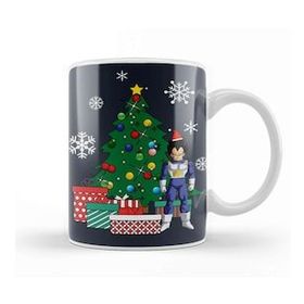 Baskı Dükkanı Vegeta Around The Christmas Tree Kupa Bardak
