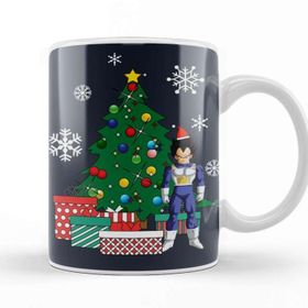 Baskı Dükkanı Vegeta Around The Christmas Tree Kupa Bardak