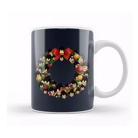 Baskı Dükkanı Vegeta Dragon Ball Z Multiface Christmas Wreath Kupa Bardak