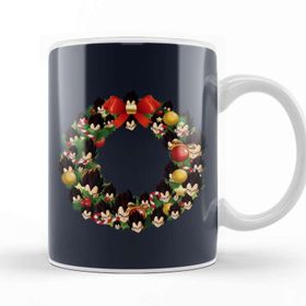 Baskı Dükkanı Vegeta Dragon Ball Z Multiface Christmas Wreath Kupa Bardak
