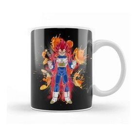 Baskı Dükkanı Vegeta Super Saiyan God Porselen Beyaz Kupa Bardak
