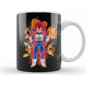 Baskı Dükkanı Vegeta Super Saiyan God Porselen Beyaz Kupa Bardak