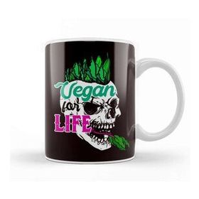 Baskı Dükkanı Vegetarian For Life Vegetables Vegan Vegetarianism Veggie Kupa Bardak