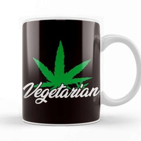 Baskı Dükkanı Vegetarian Vegan Veganism Animal Rights Meatless Food Veggie Kupa Bardak