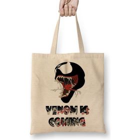 Baskı Dükkanı Venom Is Coming Bez Çanta