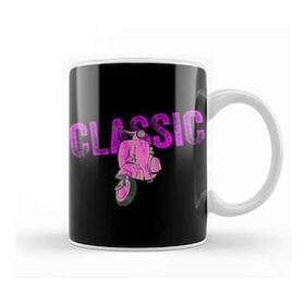 Baskı Dükkanı Vespa Classic Cute Vespa Lover Kupa Bardak