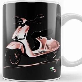 Baskı Dükkanı Vespa Italia Flag Kupa Bardak