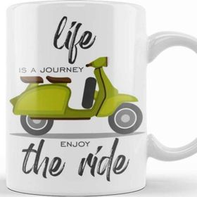 Baskı Dükkanı Vespa Journey Kupa Bardak