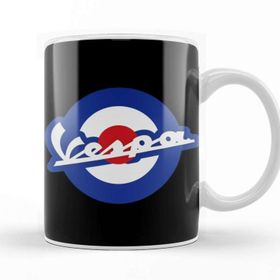 Baskı Dükkanı Vespa Mod Logo Kupa Bardak
