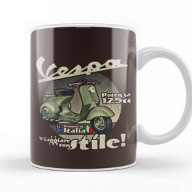 Baskı Dükkanı Vespa Travel In Style Kupa Bardak
