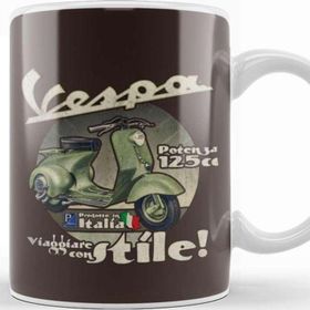 Baskı Dükkanı Vespa Travel In Style Kupa Bardak