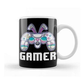 Baskı Dükkanı Video Game Easter Gamer Controller Bunny Ears Kupa Bardak
