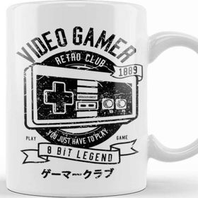 Baskı Dükkanı Video Gamer 8 Bit Kupa Bardak