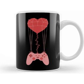Baskı Dükkanı Video Gamer Heart Controller 01 Kupa Bardak