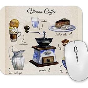 Baskı Dükkanı Vienna Coffee Mouse Pad