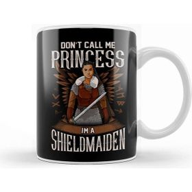 Baskı Dükkanı Viking Don T Call Me Princess I M A Shield Maiden Kupa Bardak