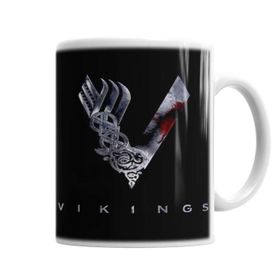 Baskı Dükkanı Vikings 02 Sihirli Porselen Kupa