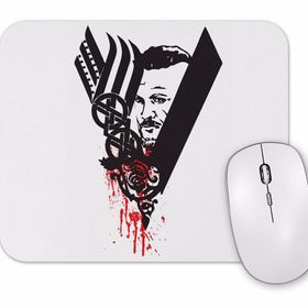 Baskı Dükkanı Vikings Netflix Mouse Pad