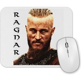 Baskı Dükkanı Vikings Ragnar Mouse Pad