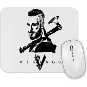 Baskı Dükkanı Vikings Ragnar Mouse Pad