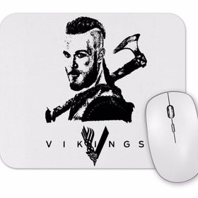 Baskı Dükkanı Vikings Ragnar Mouse Pad