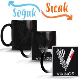 Baskı Dükkanı Vikins 03 Sihirli Porselen Kupa