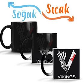 Baskı Dükkanı Vikins 03 Sihirli Porselen Kupa