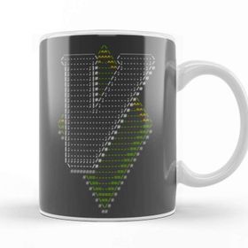 Baskı Dükkanı Vim Ascii Art Tasse Kupa Bardak